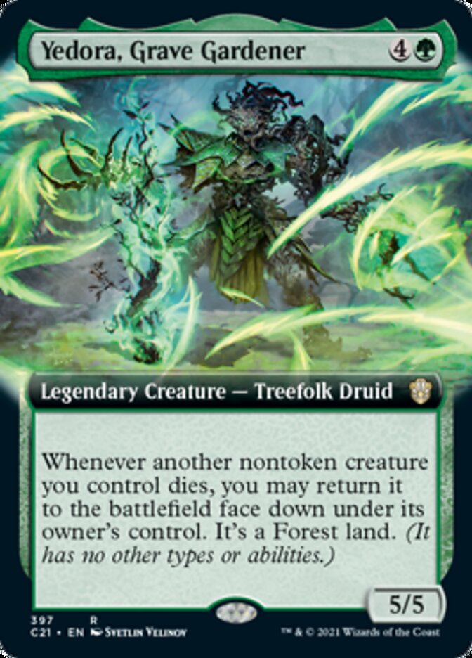 Yedora, Grave Gardener (Extended Art) [Commander 2021] | Game Grid - Logan