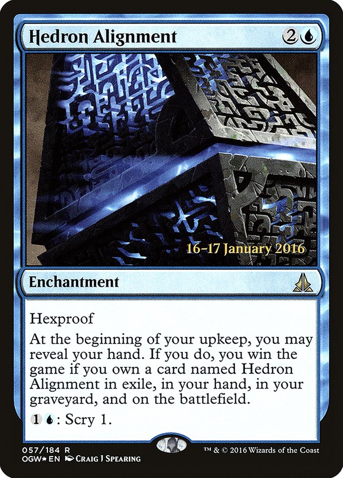 Hedron Alignment [Oath of the Gatewatch Prerelease Promos] | Game Grid - Logan