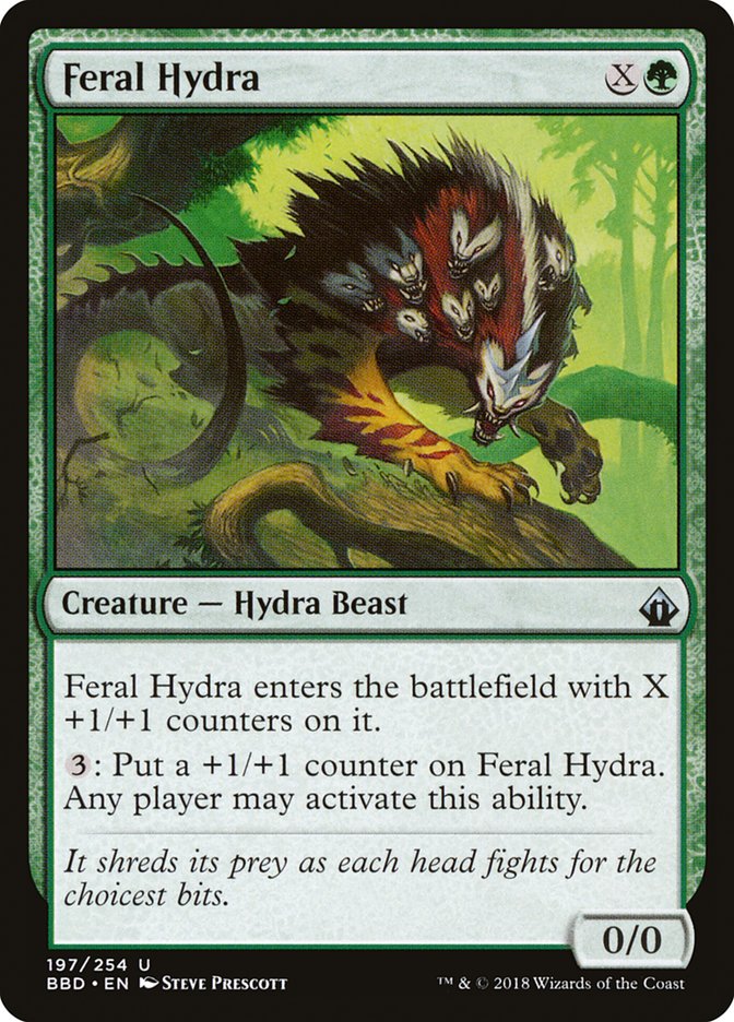 Feral Hydra [Battlebond] | Game Grid - Logan