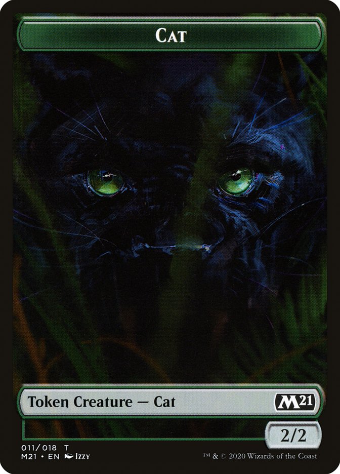 Bird // Cat (011) Double-Sided Token [Core Set 2021 Tokens] | Game Grid - Logan