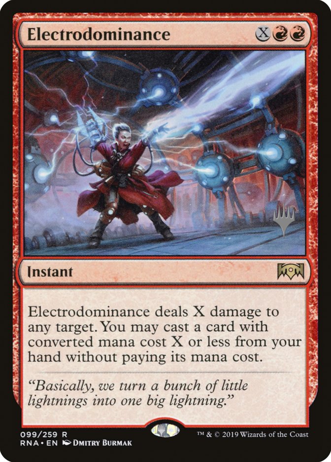 Electrodominance (Promo Pack) [Ravnica Allegiance Promos] | Game Grid - Logan