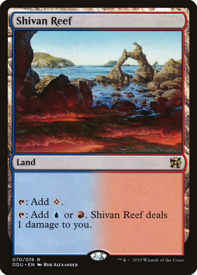 Shivan Reef [Duel Decks: Elves vs. Inventors] | Game Grid - Logan