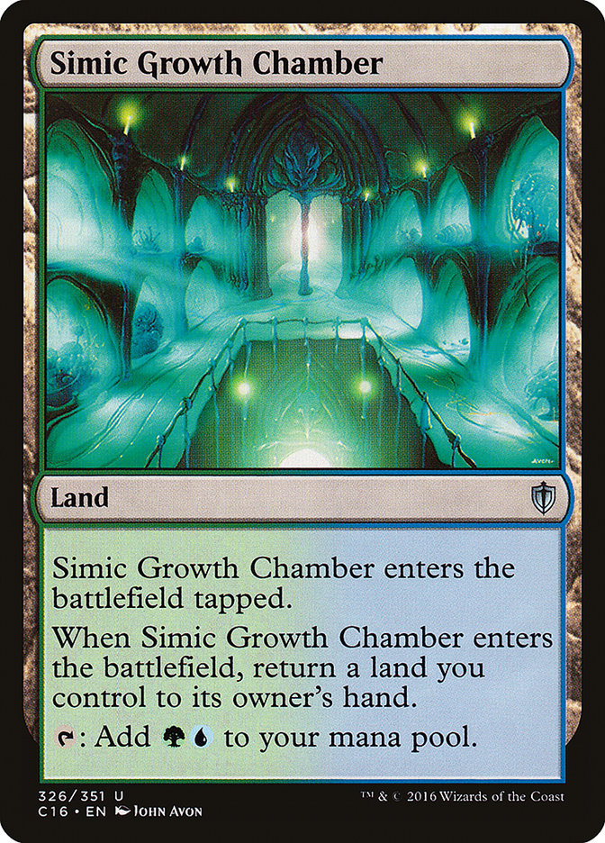 Simic Growth Chamber [Commander 2016] | Game Grid - Logan