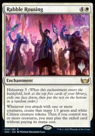 Rabble Rousing (Promo Pack) [Streets of New Capenna Promos] | Game Grid - Logan