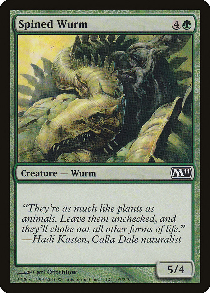 Spined Wurm [Magic 2011] | Game Grid - Logan