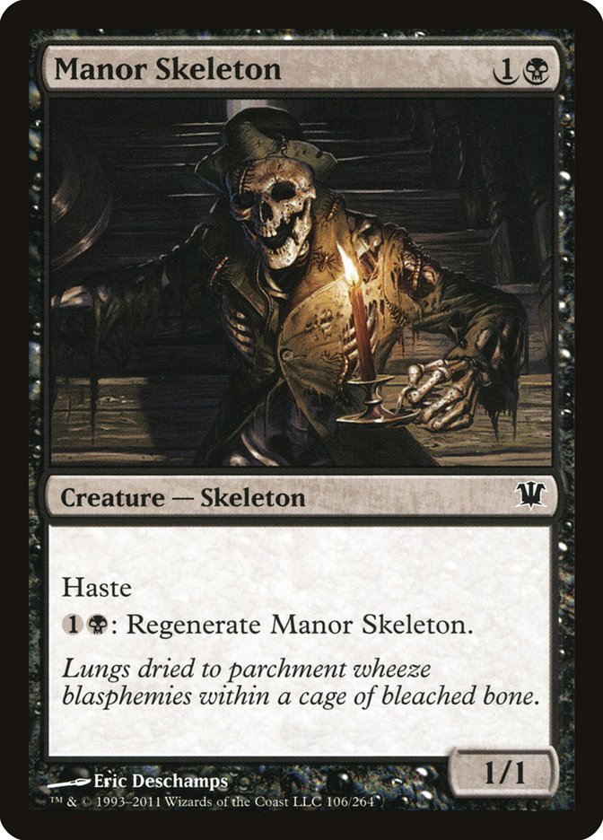 Manor Skeleton [Innistrad] | Game Grid - Logan