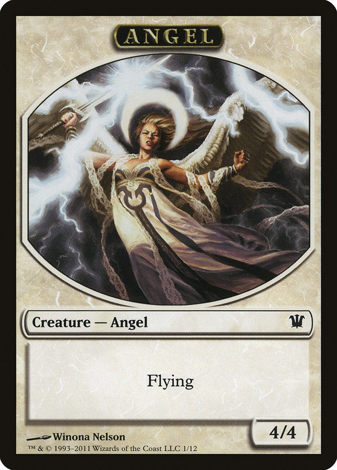 Angel Token [Innistrad Tokens] | Game Grid - Logan