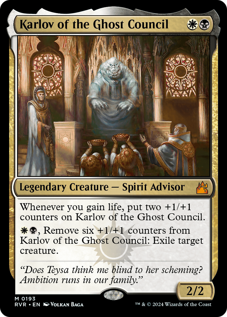 Karlov of the Ghost Council [Ravnica Remastered] | Game Grid - Logan