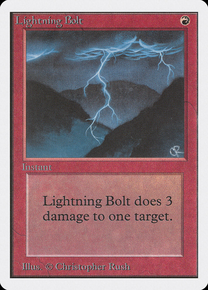Lightning Bolt [Unlimited Edition] | Game Grid - Logan