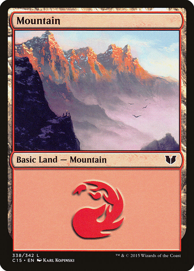 Mountain (338) [Commander 2015] | Game Grid - Logan