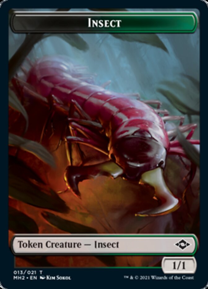 Clue (15) // Insect Double-Sided Token [Modern Horizons 2 Tokens] | Game Grid - Logan