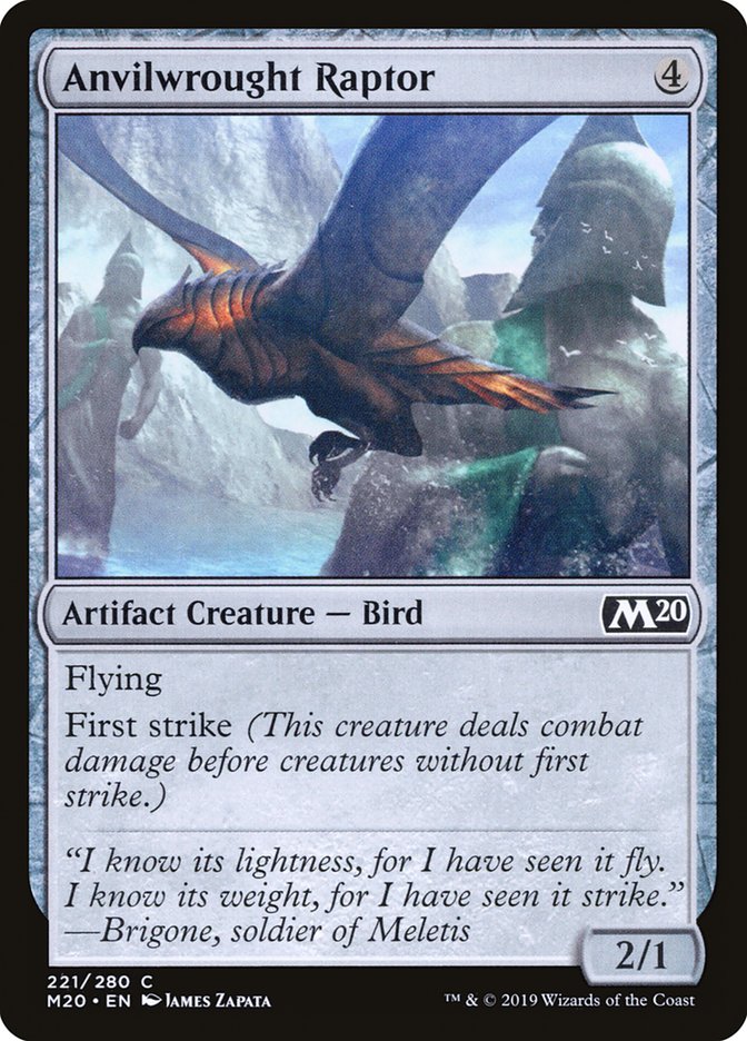 Anvilwrought Raptor [Core Set 2020] | Game Grid - Logan