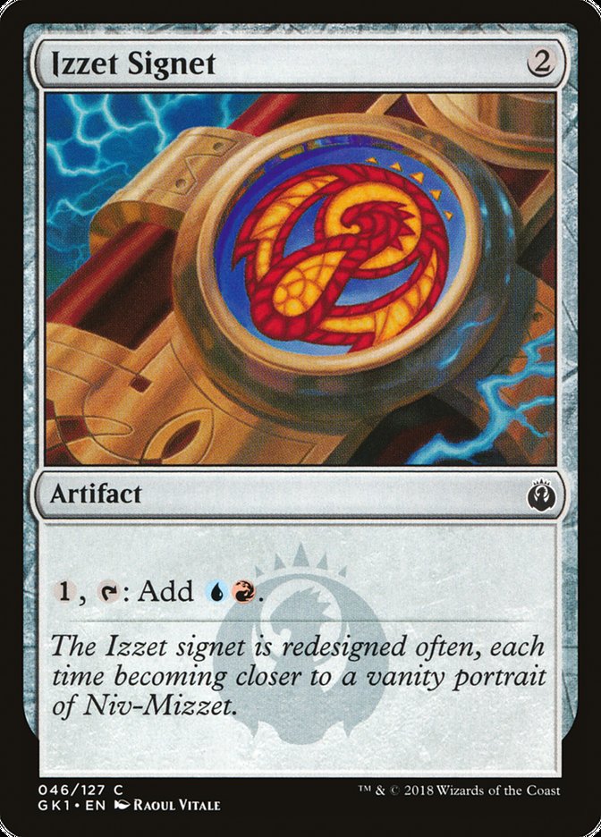 Izzet Signet [Guilds of Ravnica Guild Kit] | Game Grid - Logan