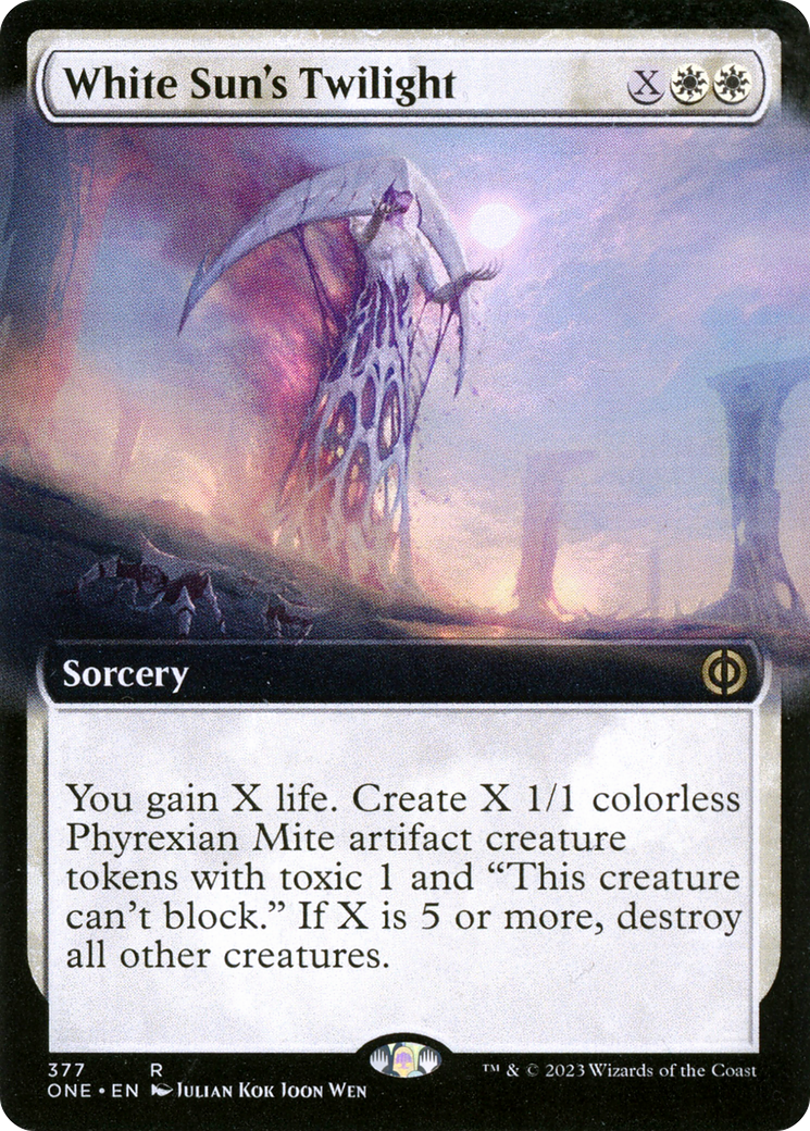 White Sun's Twilight (Extended Art) [Phyrexia: All Will Be One] | Game Grid - Logan