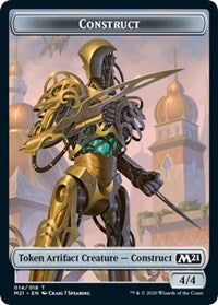Construct // Goblin Wizard Double-Sided Token [Core Set 2021 Tokens] | Game Grid - Logan