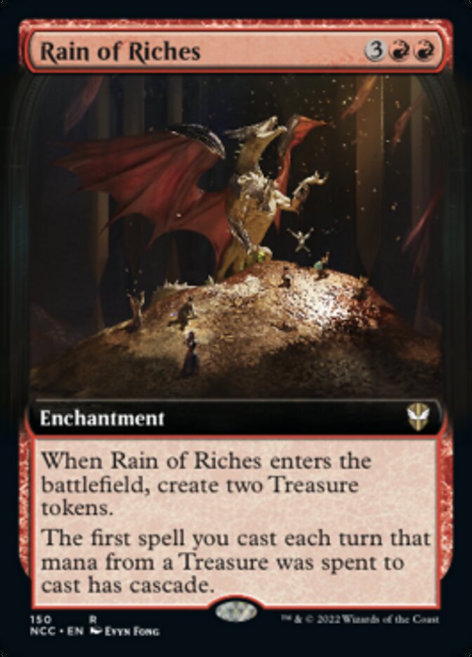 Rain of Riches (Extended Art) [Streets of New Capenna Commander] | Game Grid - Logan