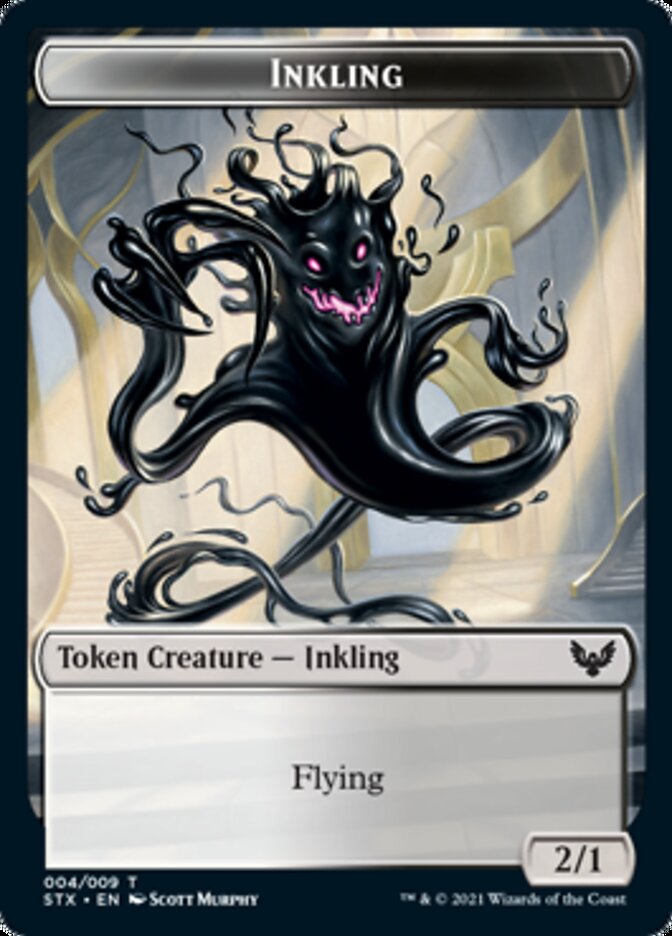 Elemental // Inkling Double-Sided Token [Strixhaven: School of Mages Tokens] | Game Grid - Logan