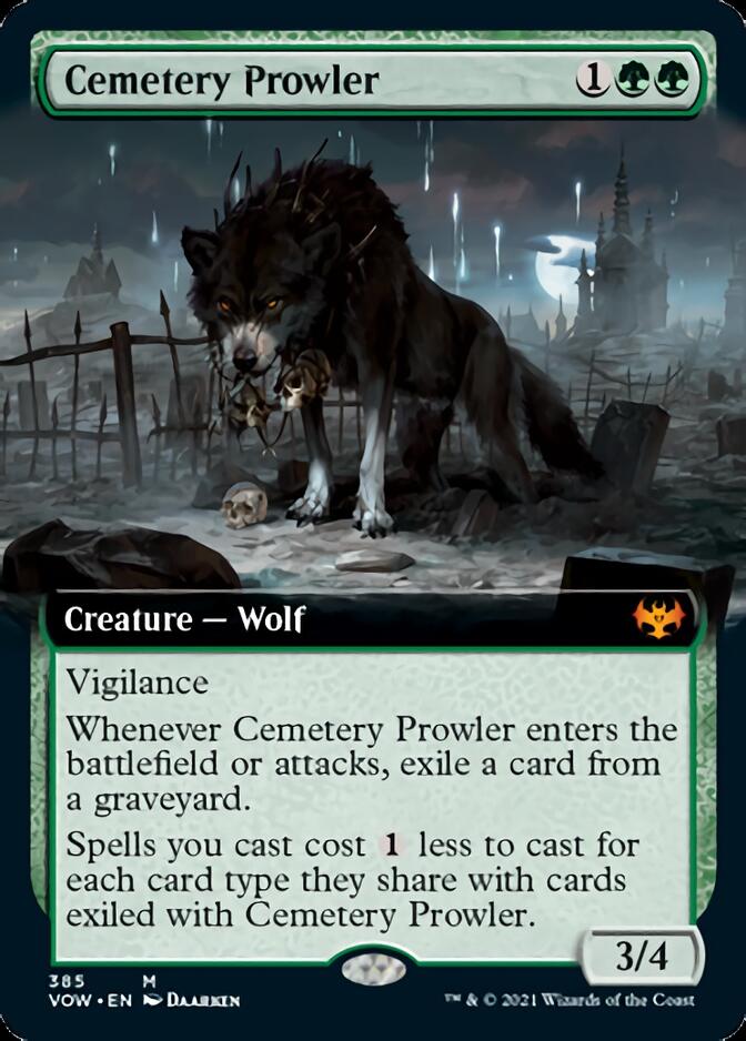 Cemetery Prowler (Extended Art) [Innistrad: Crimson Vow] | Game Grid - Logan