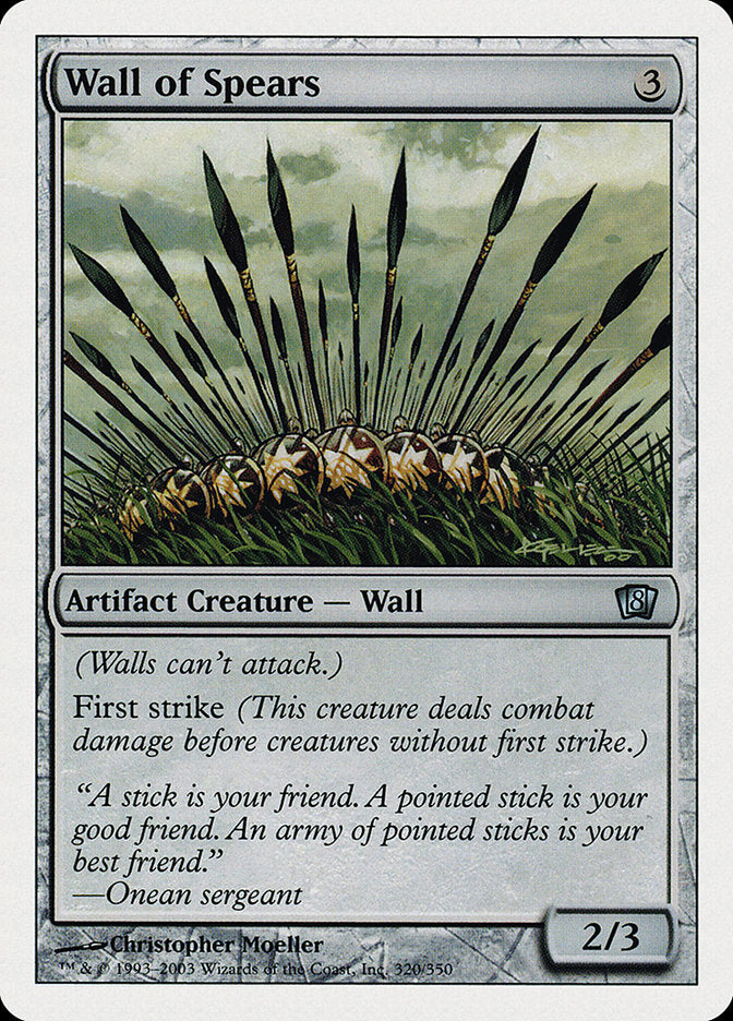 Wall of Spears [Eighth Edition] | Game Grid - Logan