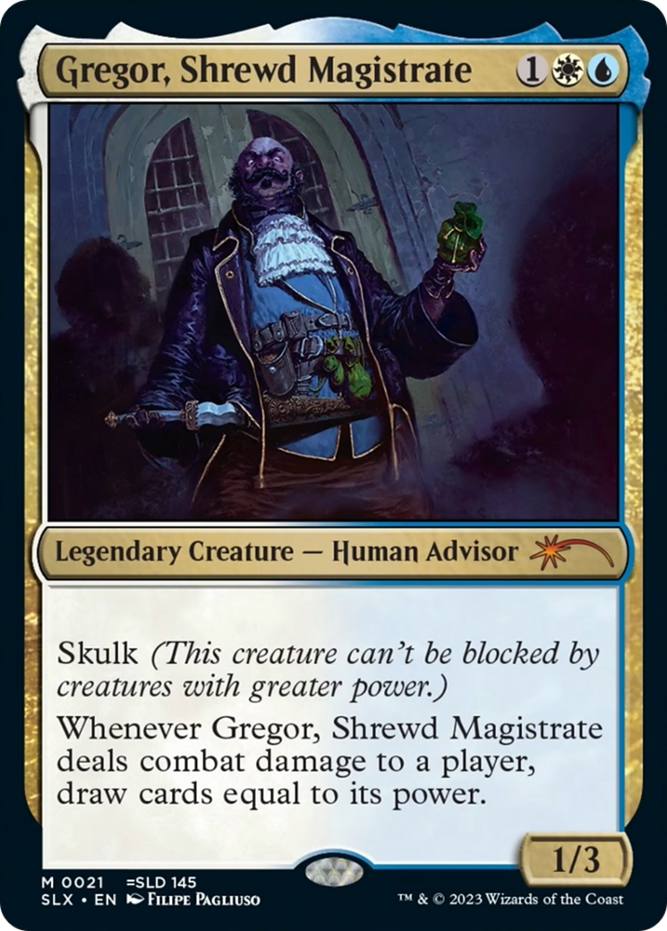 Gregor, Shrewd Magistrate [Secret Lair: Universes Within] | Game Grid - Logan