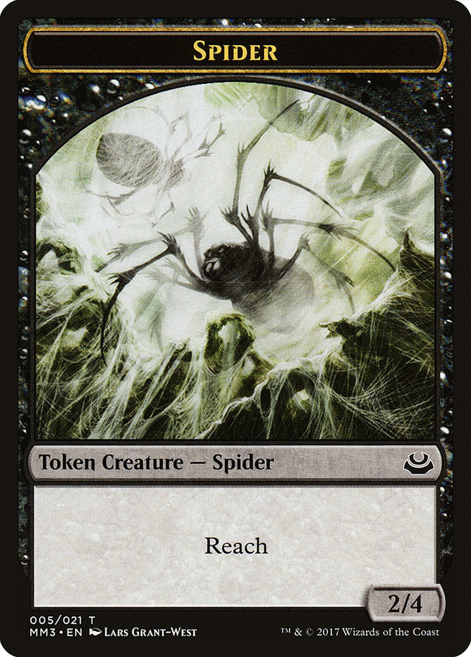 Spider Token [Modern Masters 2017 Tokens] | Game Grid - Logan