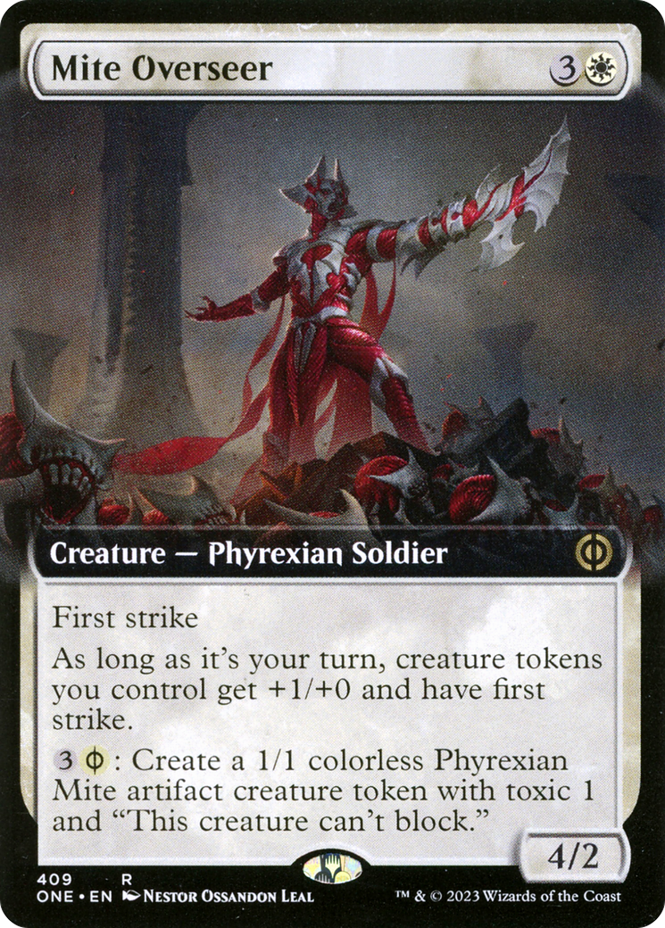 Mite Overseer (Extended Art) [Phyrexia: All Will Be One] | Game Grid - Logan