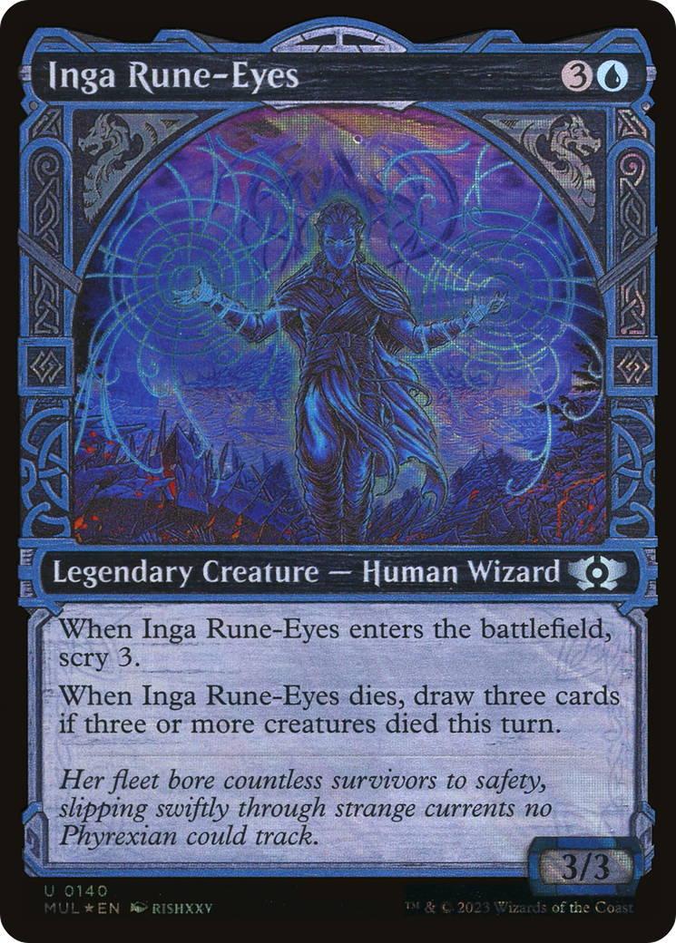 Inga Rune-Eyes (Halo Foil) [Multiverse Legends] | Game Grid - Logan