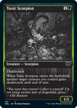 Toxic Scorpion [Innistrad: Double Feature] | Game Grid - Logan