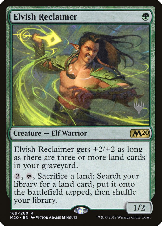 Elvish Reclaimer (Promo Pack) [Core Set 2020 Promos] | Game Grid - Logan