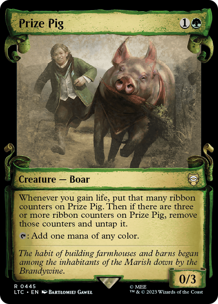 Prize Pig [The Lord of the Rings: Tales of Middle-Earth Commander Showcase Scrolls] | Game Grid - Logan