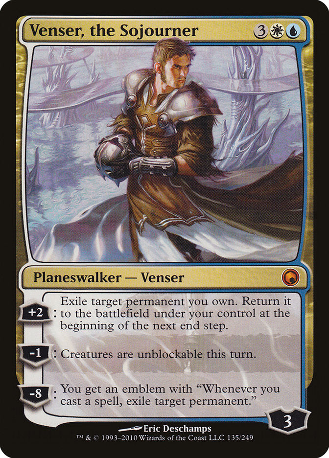 Venser, the Sojourner [Scars of Mirrodin] | Game Grid - Logan