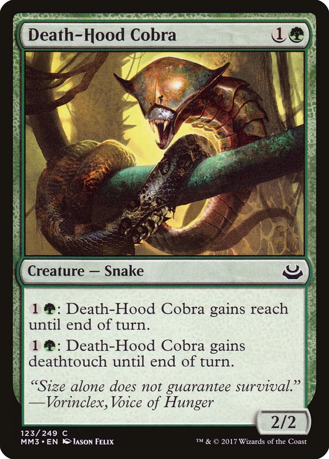 Death-Hood Cobra [Modern Masters 2017] | Game Grid - Logan