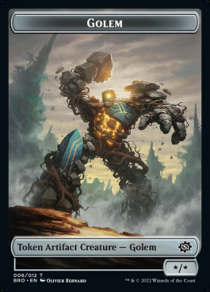 Golem Token [The Brothers' War Tokens] | Game Grid - Logan