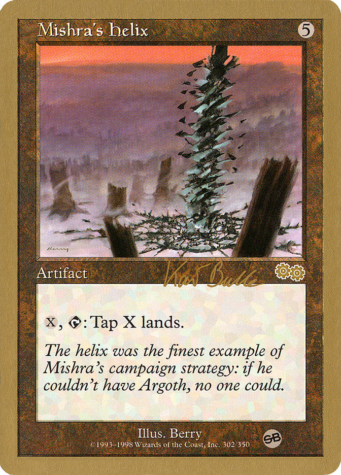Mishra's Helix (Kai Budde) (SB) [World Championship Decks 1999] | Game Grid - Logan