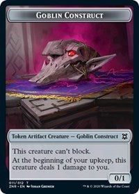 Goblin Construct // Illusion Double-Sided Token [Zendikar Rising Tokens] | Game Grid - Logan