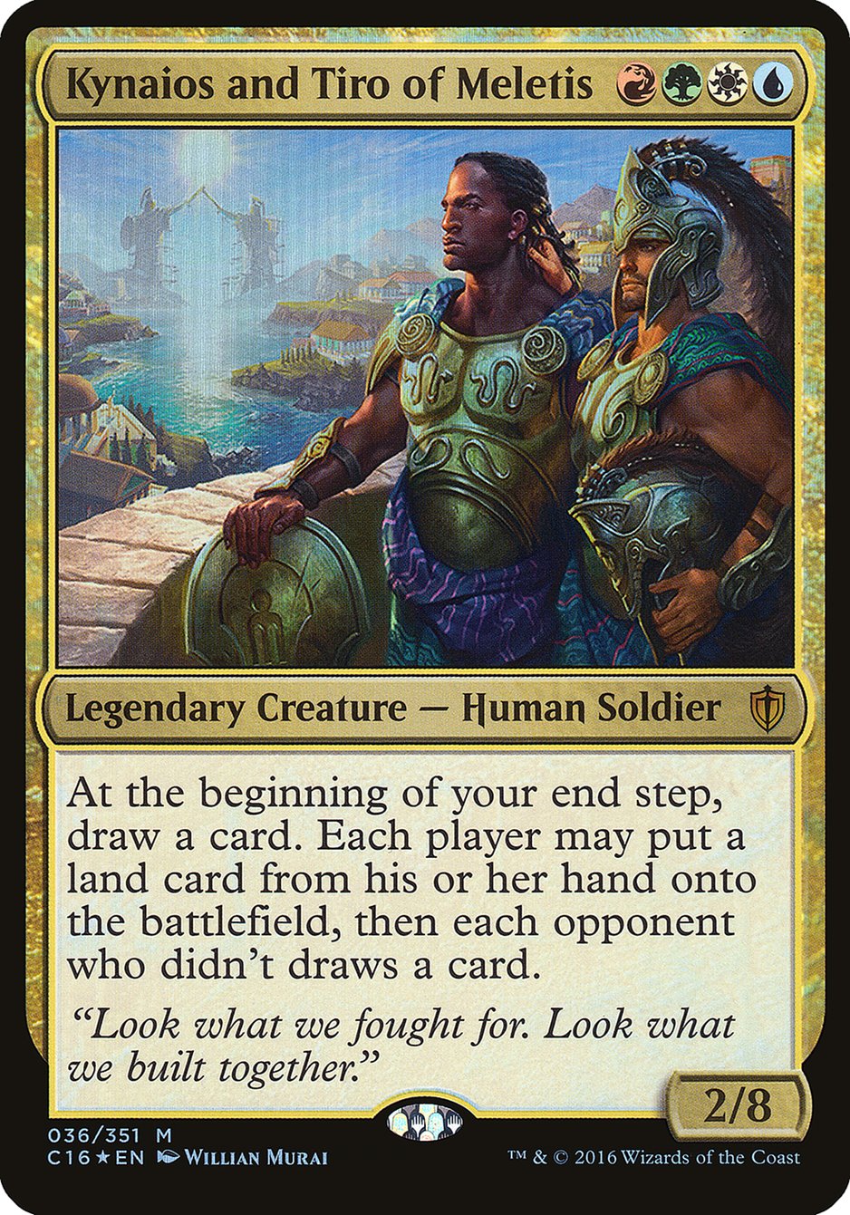 Kynaios and Tiro of Meletis (Oversized) [Commander 2016 Oversized] | Game Grid - Logan