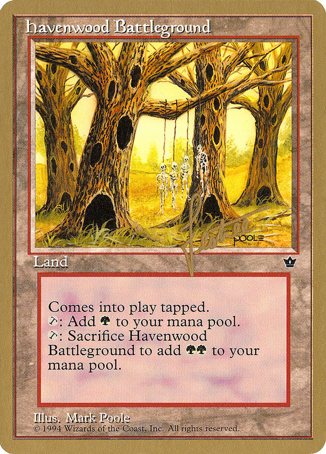 Havenwood Battleground (Bertrand Lestree) [Pro Tour Collector Set] | Game Grid - Logan