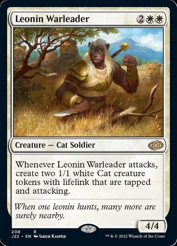 Leonin Warleader [Jumpstart 2022] | Game Grid - Logan