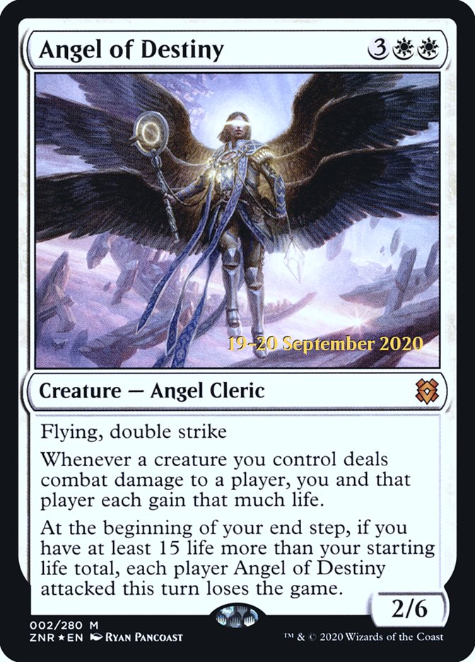 Angel of Destiny [Zendikar Rising Prerelease Promos] | Game Grid - Logan