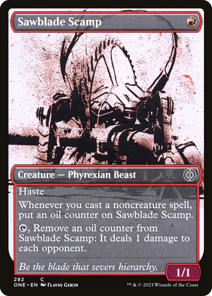 Sawblade Scamp (Showcase Ichor) [Phyrexia: All Will Be One] | Game Grid - Logan