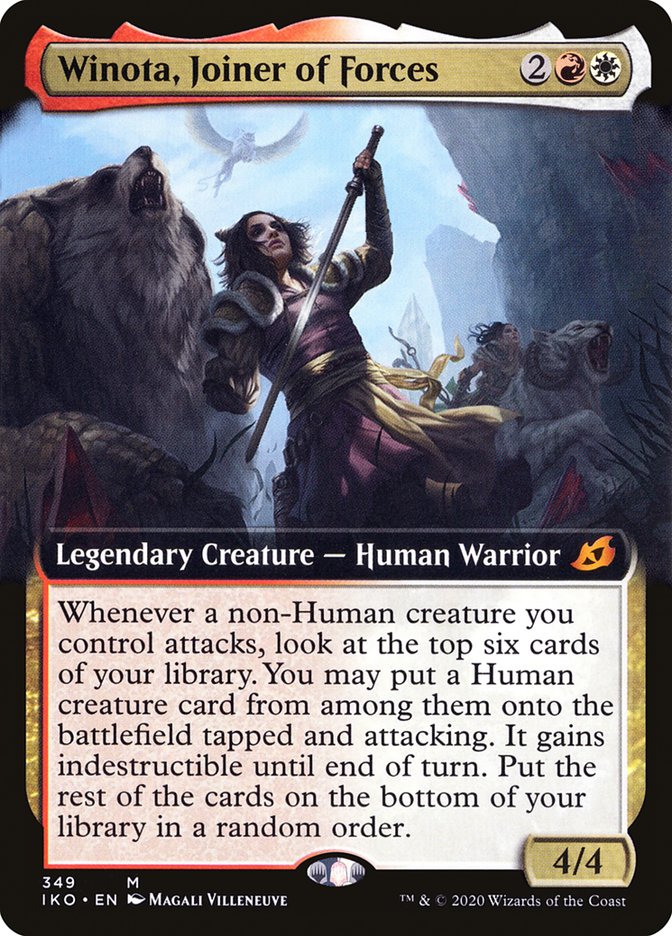 Winota, Joiner of Forces (Extended Art) [Ikoria: Lair of Behemoths] | Game Grid - Logan