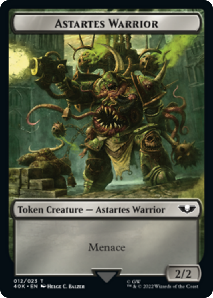 Spawn // Astartes Warrior Double-Sided Token [Warhammer 40,000 Tokens] | Game Grid - Logan