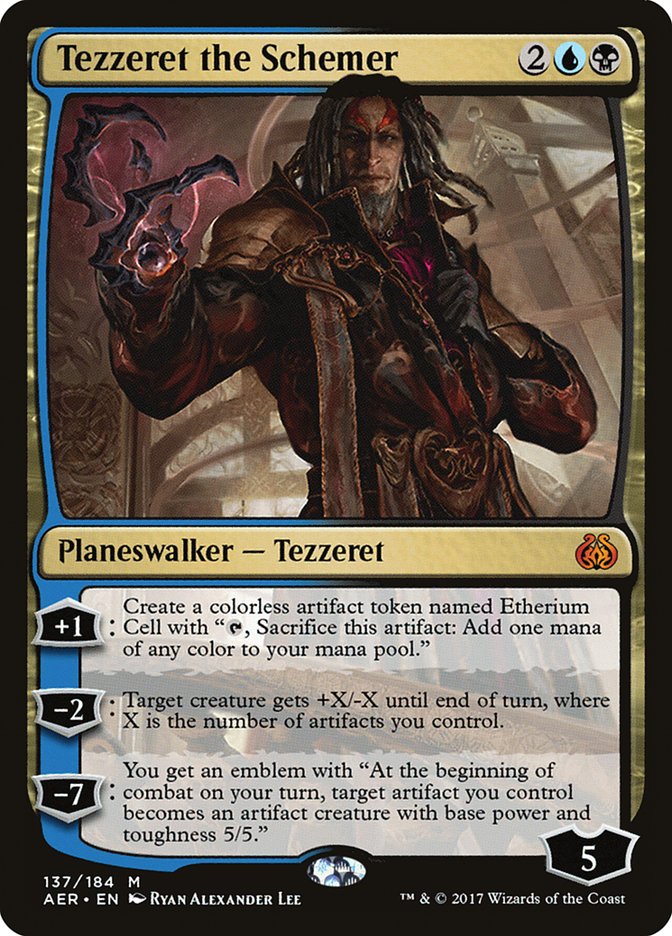 Tezzeret the Schemer [Aether Revolt] | Game Grid - Logan