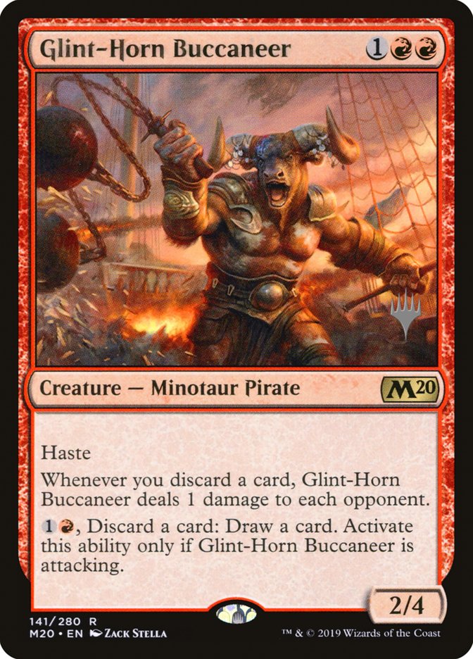 Glint-Horn Buccaneer (Promo Pack) [Core Set 2020 Promos] | Game Grid - Logan
