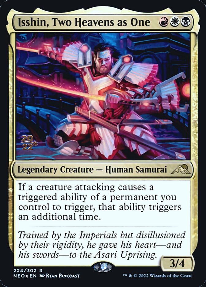 Isshin, Two Heavens as One [Kamigawa: Neon Dynasty Prerelease Promos] | Game Grid - Logan