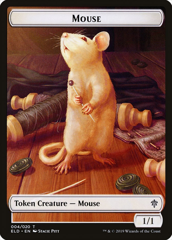 Mouse Token [Throne of Eldraine Tokens] | Game Grid - Logan