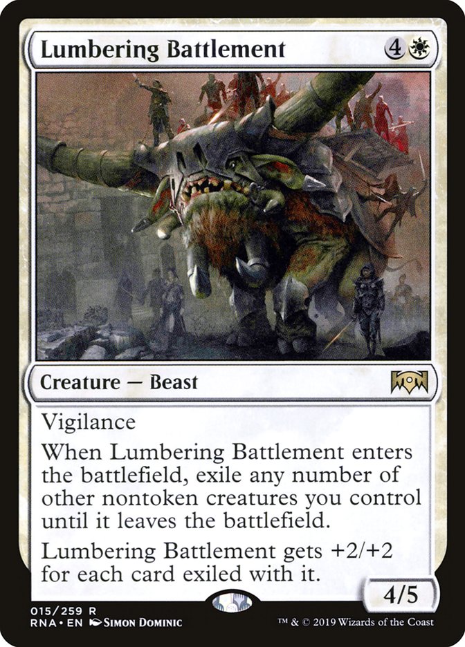 Lumbering Battlement [Ravnica Allegiance] | Game Grid - Logan