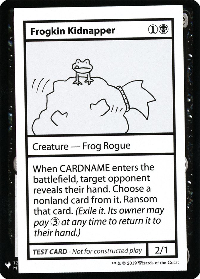 Frogkin Kidnapper [Mystery Booster Playtest Cards] | Game Grid - Logan