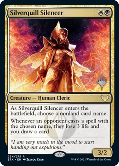 Silverquill Silencer (Promo Pack) [Strixhaven: School of Mages Promos] | Game Grid - Logan