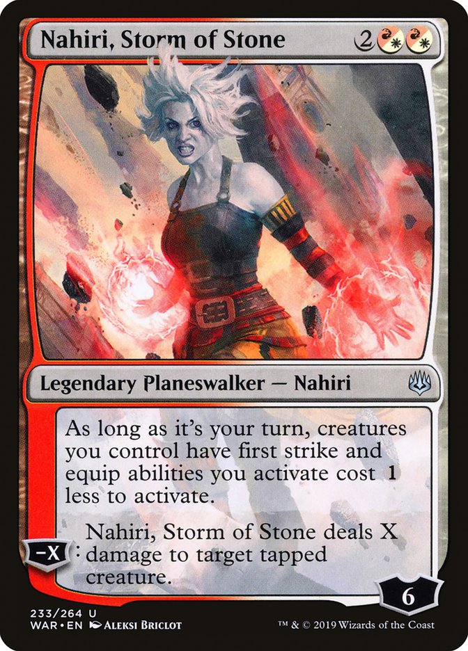 Nahiri, Storm of Stone [War of the Spark] | Game Grid - Logan